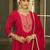 Pink women kurta pant dupatta set