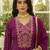 Purple women kurta pant dupatta set