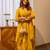Yellow women kurta pant dupatta set