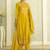 Yellow women kurta pant dupatta set