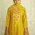 Yellow women kurta pant dupatta set