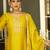 Yellow women kurta pant dupatta set