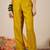 Yellow women kurta pant dupatta set