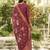 Maroon women kurta pant dupatta set