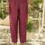 Maroon women kurta pant dupatta set