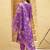 Purple women kurta pant dupatta set