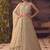 Amazing Beige Embroidered Net Wedding Wear Lehenga Choli