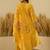 Yellow women kurta pant dupatta set