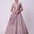Ash Pink 3mm Sequin and Paper Foil Mirror Embroidered Semi Viscose Organza Indian Wedding Lehenga Choli