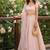 Baby Pink 9mm Sequin and Zari Embroidered Faux Georgette Indian Wedding Lehenga Choli