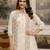 White Pure Cotton Embroidery Schiffli  Work Kurta Pant with Shrug Set