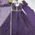 Graceful purple anarkali kurta with pants & dupatta