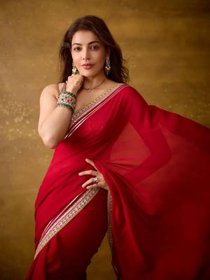 Bollywood Designer Fandy Satin Silk Zari Dori Embroidery Sequence work Saree 3