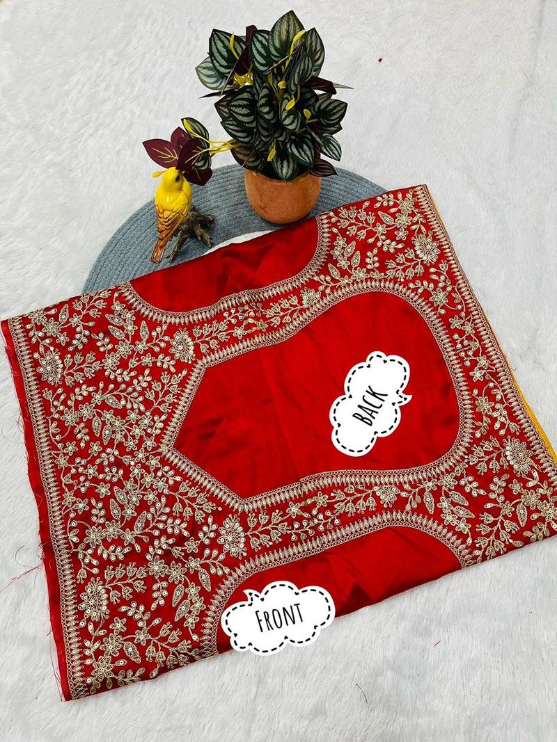 Bollywood Designer Fandy Satin Silk Zari Dori Embroidery Sequence work Saree