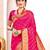pink banarasi saree with blouse piece 
