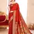 red banarasi saree with blouse piece 