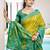 mustard silk saree with blouse piece