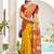 yellow silk saree with blouse piece