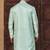Mint green imported jackard kurta and pajama for mens