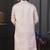 Peach banarasi jackard kurta and pajama for mens