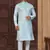 Mint blue imported jackard kurta and pajama for mens