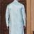 Mint blue imported jackard kurta and pajama for mens