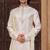Light peach imported jackard kurta and pajama for mens