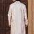 Light peach imported jackard kurta and pajama for mens