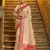 off white banarasi saree with blouse piece 