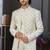 Cream colour malai silk and imported silk indowestern for mens