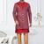Maroon   banarasi silk indowestern for mens