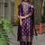 Vredevogel Women's Cotton Silk Jacquard Kurta Pant Set With Banarasi Silk Dupatta