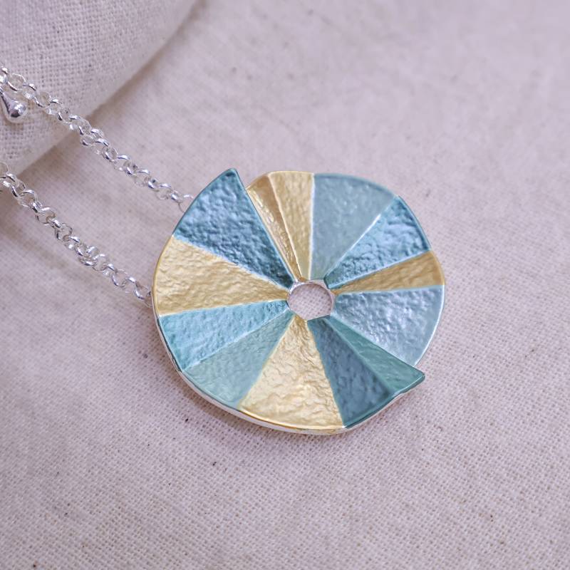 Women   s geometric disc necklace set with earrings | trendy multicolor fashion jewelry