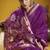 purple pure munga silk blend handloom weaving saree
