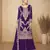 purple chinon embroidered pakistani suit