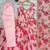 pink floral print straight kali cut anarkali suit 