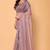 Pretty Designer Plain  Jimmy Choo Twill net Saree with Unstitched Plain Blouse Piece