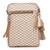 Anekaant earth edit beige jacquard geometric mini sling bag