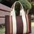 Anekaant sutra soil coffee brown canvas colorblocked handheld bag