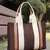 Anekaant sutra soil coffee brown canvas colorblocked handheld bag