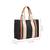 Anekaant sutra soil black canvas colorblocked handheld bag