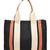 Anekaant sutra soil black canvas colorblocked handheld bag