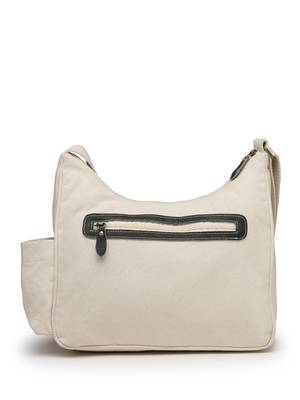  timber & thread off white cotton multipocket sling bag 6