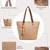 Anekaant earth knots beige jute woven design tote bag