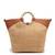 Anekaant earth knots beige jute woven design handheld bag