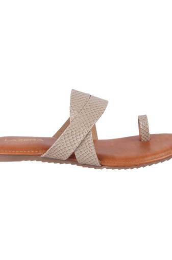 Aria - textured toe-ring flats (1195)