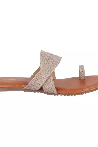 Aria - textured toe-ring flats (1195)