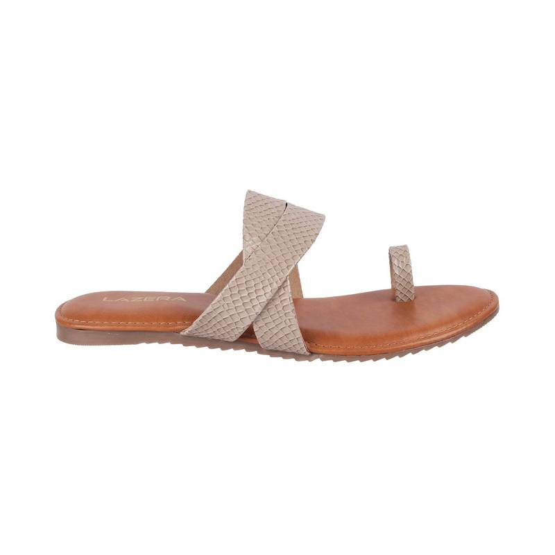 Aria - textured toe-ring flats (1195)