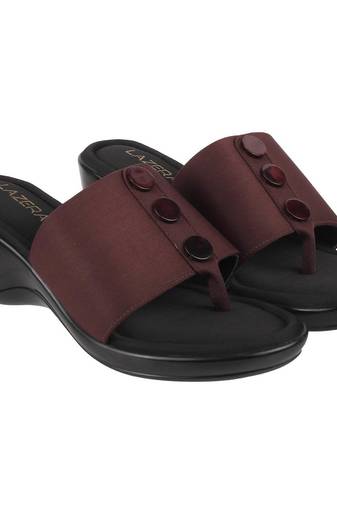 Lazera modé chic buttoned wedges (1288)