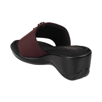 Lazera mod   chic buttoned wedges (1288) 5